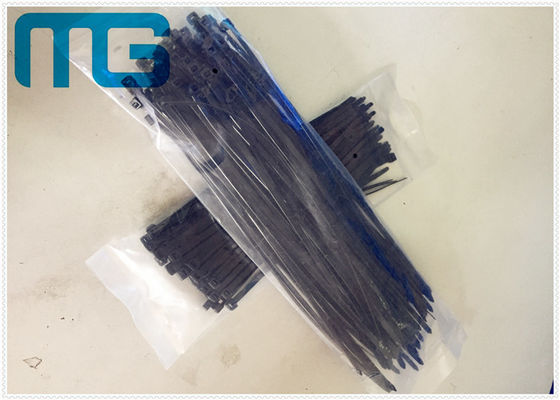 China Abrigos negros de resistencia de la atadura de cables del nilón 66 del calor de nylon resistente de las bridas de plástico de 3X100M M proveedor