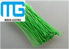 China Las bridas de plástico de nylon verdes/blancas, lazo plástico envuelven 6 pulgadas tamaño de 3 x de 150m m proveedor