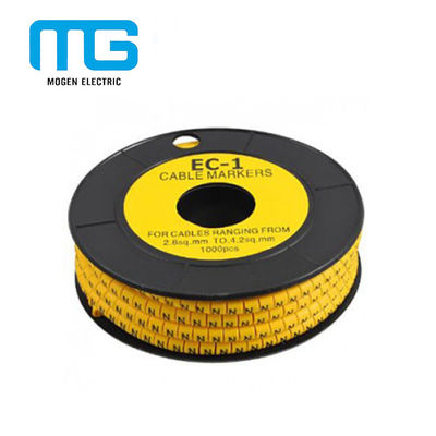 China El PVC telegrafía al marcador colorido del cable tubo/EC-1 del marcador del cable de los accesorios proveedor