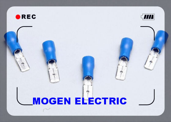 El terminal femenino aislado MDD1.25-110 de la desconexión, tabula de desconexión rápida eléctrico masculino azul proveedor
