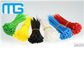 Lazos liberables coloridos de la cremallera/bridas de plástico plásticas con la combustibilidad 94V-2 proveedor